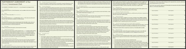 general partnership agreement sample